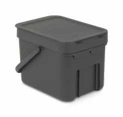 brabantia Abfallbehälter Sort&Go 6l Grey