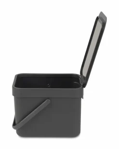 brabantia Abfallbehälter Sort&Go 6l Grey