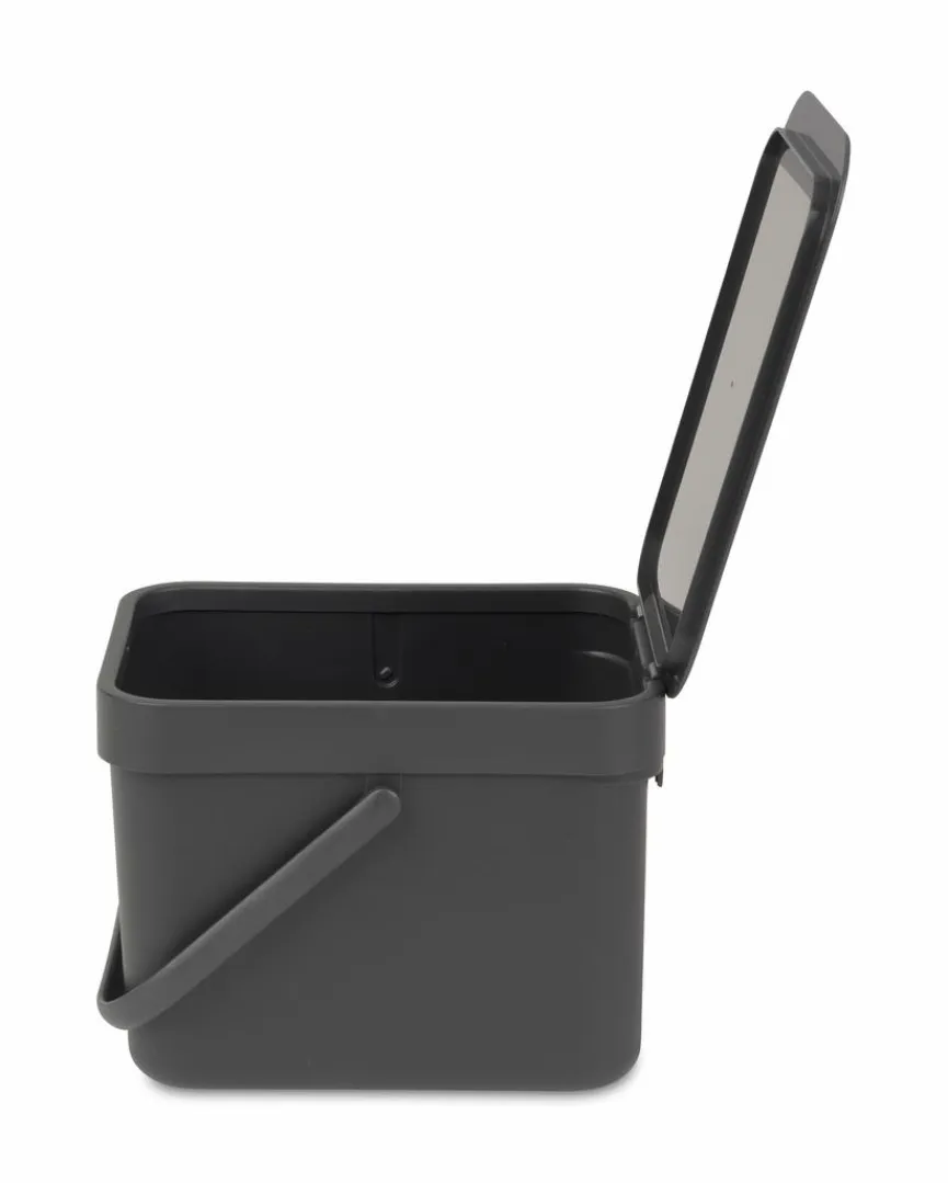 brabantia Abfallbehälter Sort&Go 6l Grey