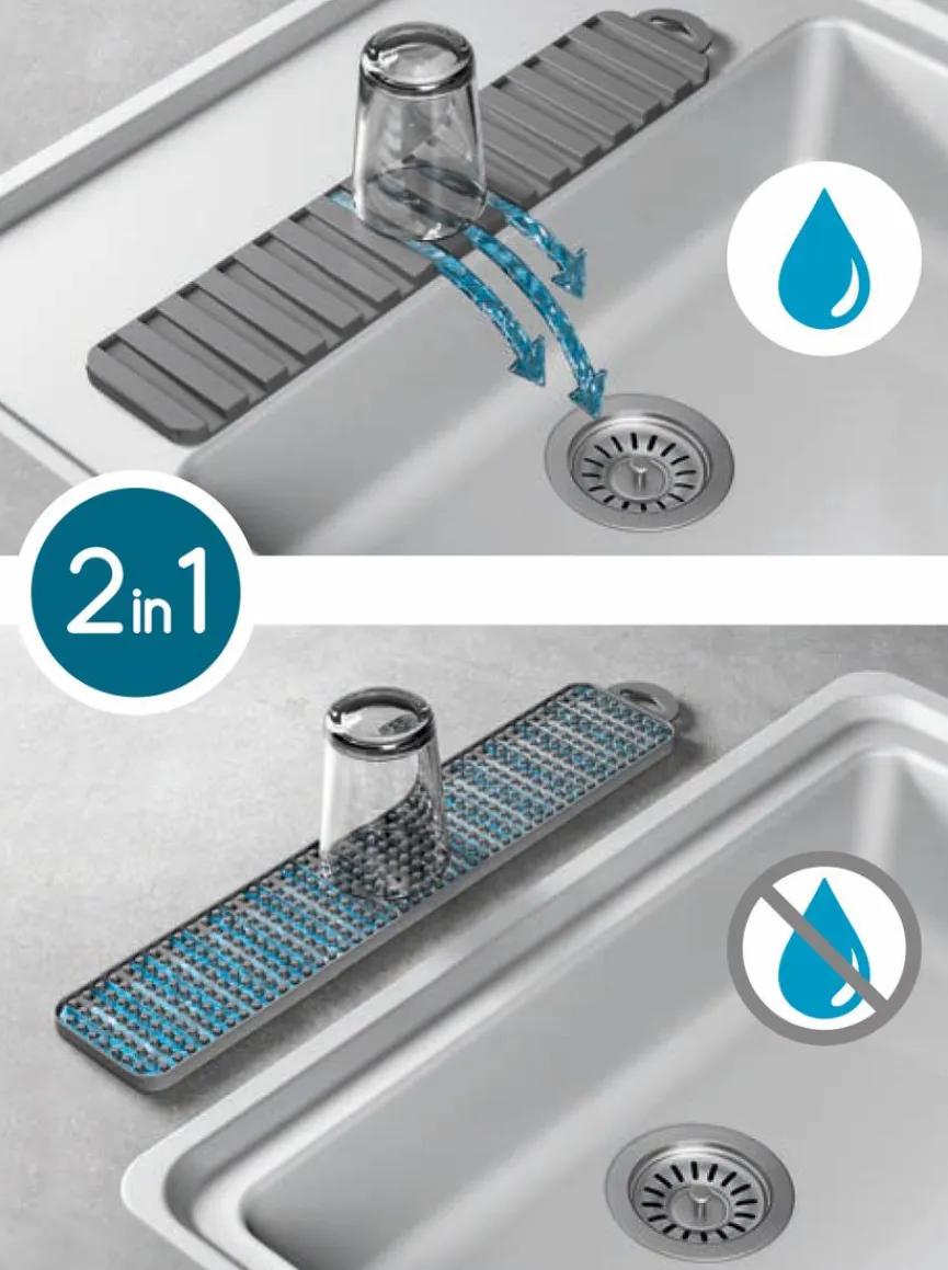 Abtropfmatte Gravity slim 2 in 1