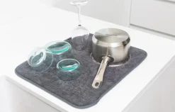 Outlet brabantia Abtropfmatte Mikrofaser Grau