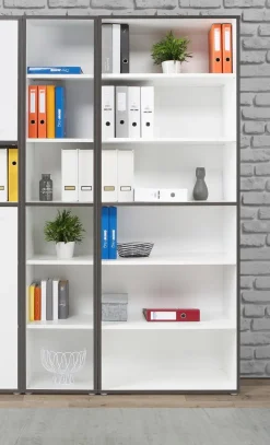 Outlet FORTE Aktenregal Keflavik Weiß