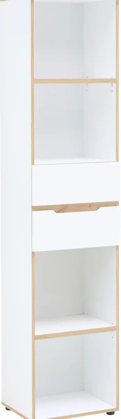 New Innostyle Aktenregal Memphis Weiß / Eiche