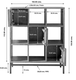 Discount WOLFMÖBEL Aktenregal Live Akazie
