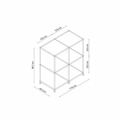 Aktenregal System 4 Braun