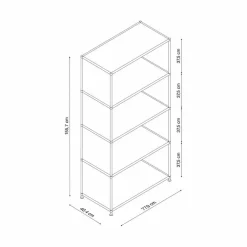 Outlet Aktenregal System 4 Braun