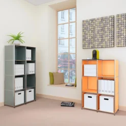 Aktenregal System 4 Braun