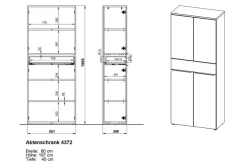 Germania Aktenschrank Mailand