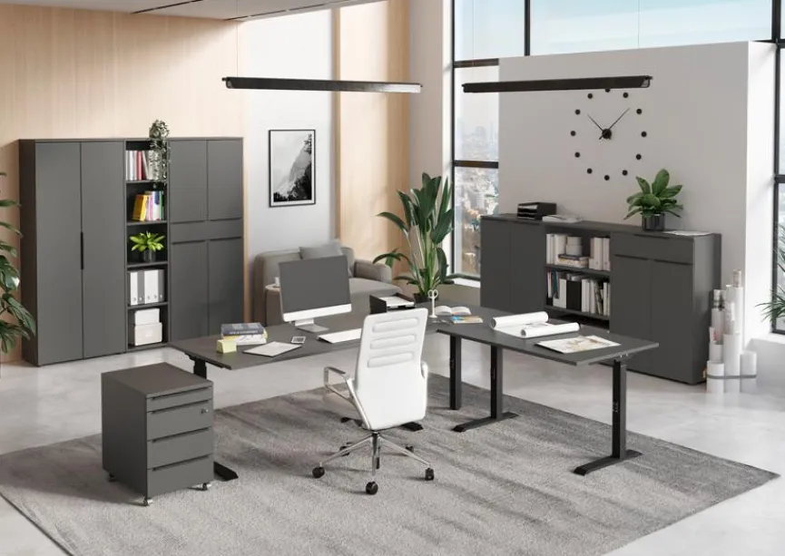 Outlet Germania Aktenschrank Mailand Graphit