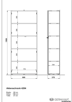 Germania Aktenschrank Monteria
