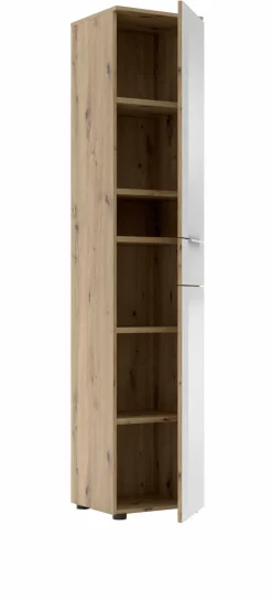 Innostyle Aktenschrank Santorin Eiche / Weiß