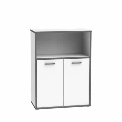 FORTE Aktenschrank 2-trg. Keflavik Weiß