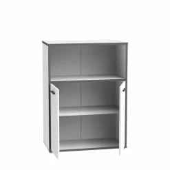 FORTE Aktenschrank 2-trg. Keflavik Weiß