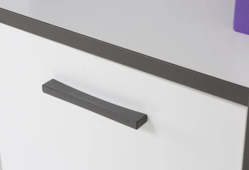 New FORTE Aktenschrank 2-trg. Keflavik Weiß