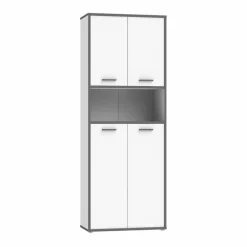 Best FORTE Aktenschrank 4-trg. Keflavik Weiß