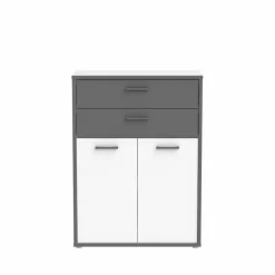 New FORTE Aktenschrank 2-trg. Keflavik Weiß