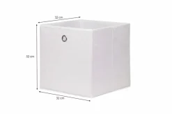 Aufbewahrungsbox Udine Weiß