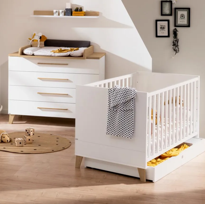 Online Paidi Babybett Oscar 70 x 140 cm Weiß