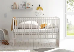 Best BEGABINO Babybett Fien 70 x 140 cm Ashgrey