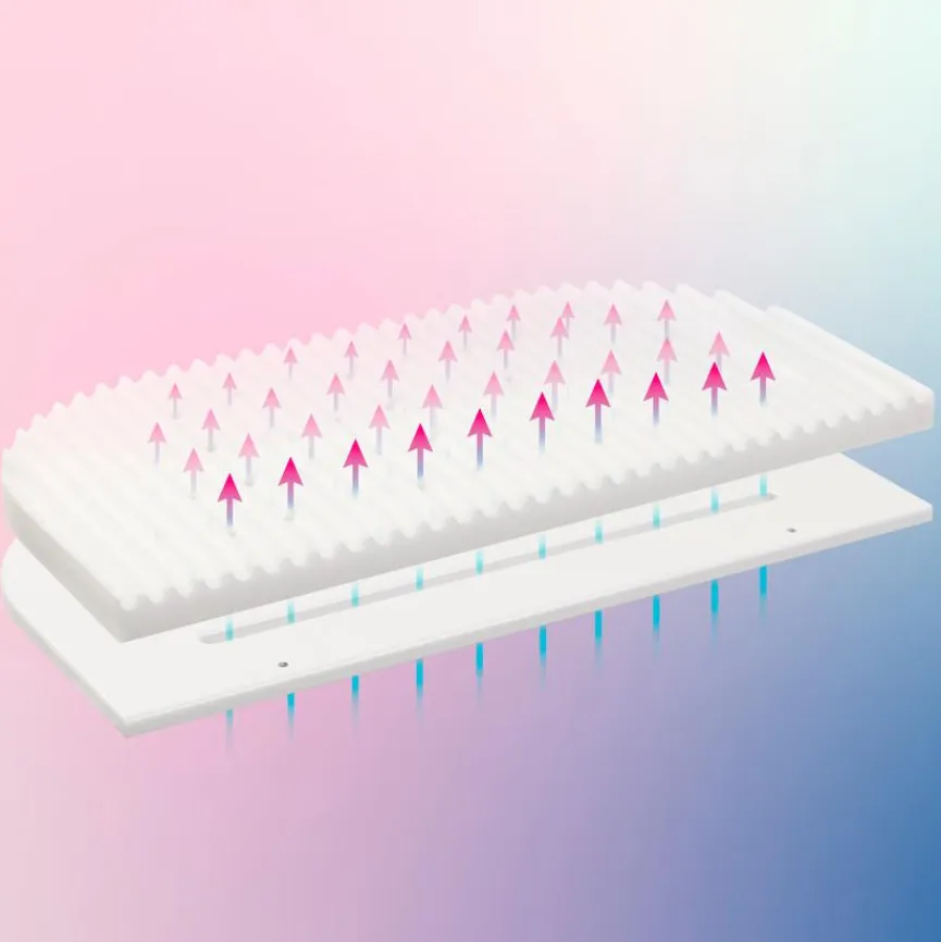 Online babybay Baby-Kaltschaummatratze Klima Wave 49,5x89 cm Weiß