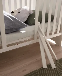 Outlet BEGABINO Babyzimmer-Set Jasmin 3tlg. Weiß