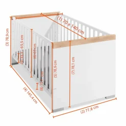 Kinder Paidi Babyzimmer-Set Kira 4tlg.