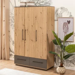 Outlet roba Baumann Babyzimmer-Set Lagos 3tlg. Eiche