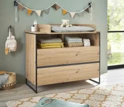 Discount BEGABINO Babyzimmer-Set Marseille 3tlg. Artisan-Eiche