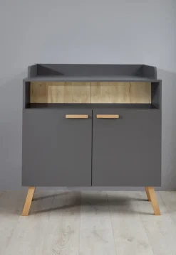 Outlet trendteam Babyzimmer-Set Mats 3tlg. Grau