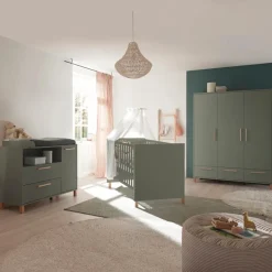 Outlet Mäusbacher Babyzimmer-Set Ole 3tlg. Pine Green