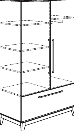 Kinder Paidi Babyzimmer-Set Sten, 4tlg.