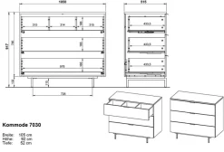 Kinder Germania Babyzimmer-Set Tomino 4tlg.