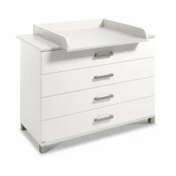 Hot Paidi Babyzimmer-Set Tonio Plus 4tlg. Weiß