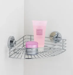 WENKO Badablage Vacuum-Loc Silber