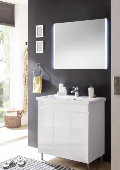 Outlet Badezimmerspiegel Tacoma Transparent