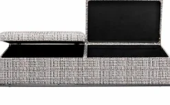 Hot KARE DESIGN Bank Buttons Storage 85051 Schwarz / Weiß