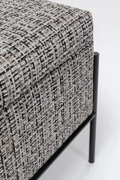 Hot KARE DESIGN Bank Buttons Storage 85051 Schwarz / Weiß