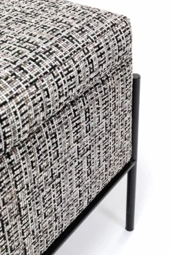 Hot KARE DESIGN Bank Buttons Storage 85051 Schwarz / Weiß