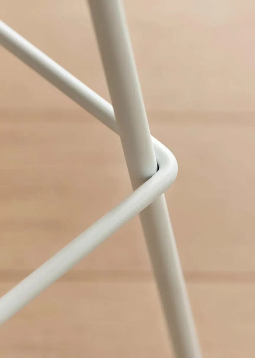 Online Metallbude Barhocker Barni Weiß