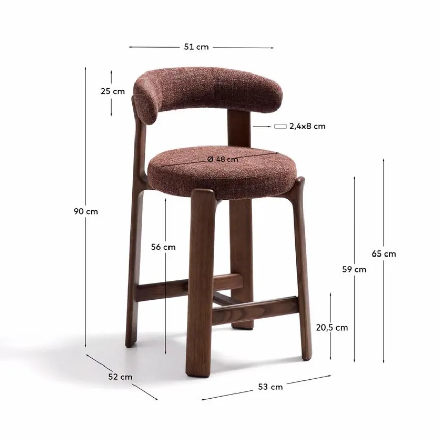 Kave Home Barhocker Granite