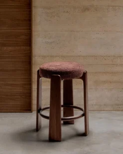 Outlet Kave Home Barhocker Granite Braun