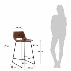 Best Kave Home Barhocker Ziggy Braun