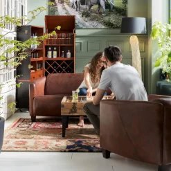 Online KARE DESIGN Barschrank Globetrotter 73933 Braun