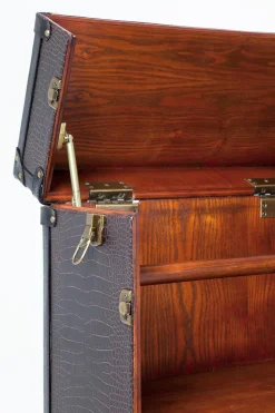 Online KARE DESIGN Barschrank Globetrotter 73933 Braun