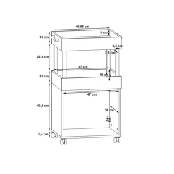FORTE Barschrank Home Bar