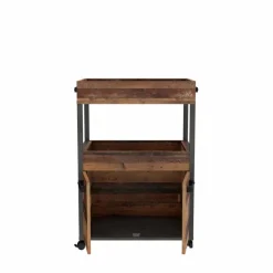 Discount FORTE Barschrank Home Bar Vintage Braun