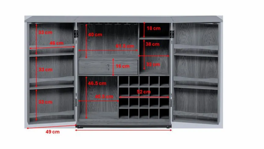 KARE DESIGN Barschrank Venezia 87868 Creme