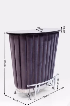 Clearance KARE DESIGN Bartisch After Work 83900 Grau