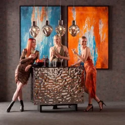 Online KARE DESIGN Bartisch Caldera 87846 Silber