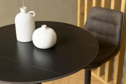 Actona Bartisch Malta Ø 80 cm Schwarz